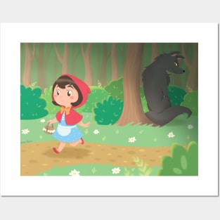 Little Red Riding Hood Posters and Art